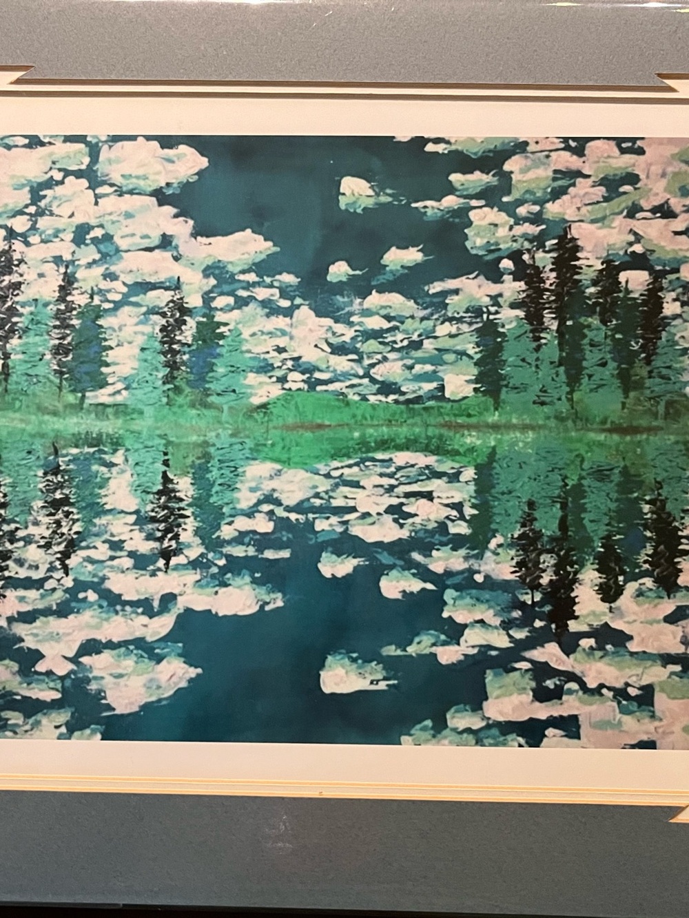 Print from Original Acrylic Painting ‘REFLECTIONS’